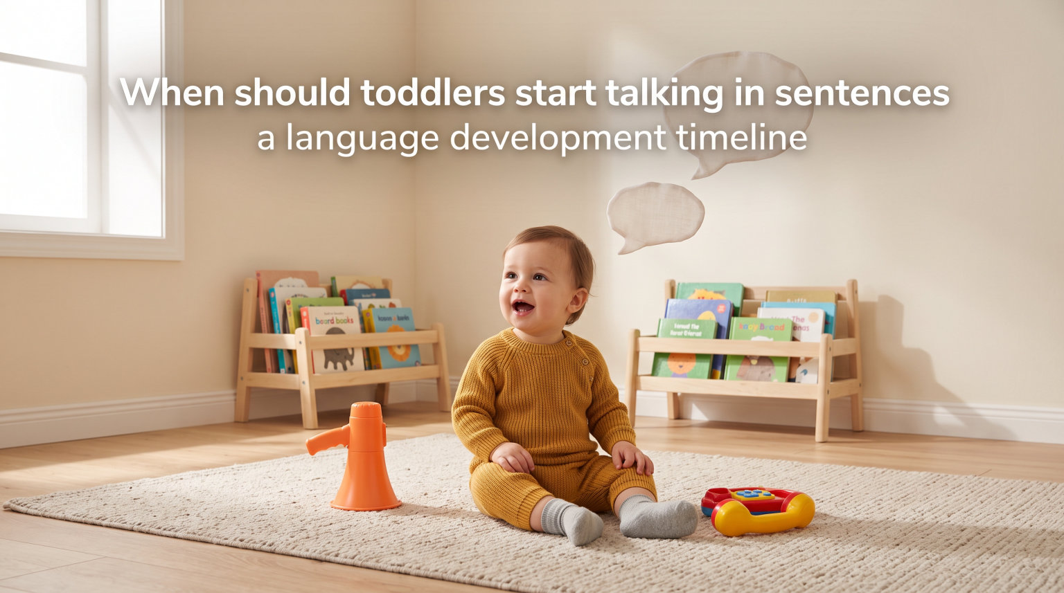 When should toddlers start talking in sentences a language development timeline