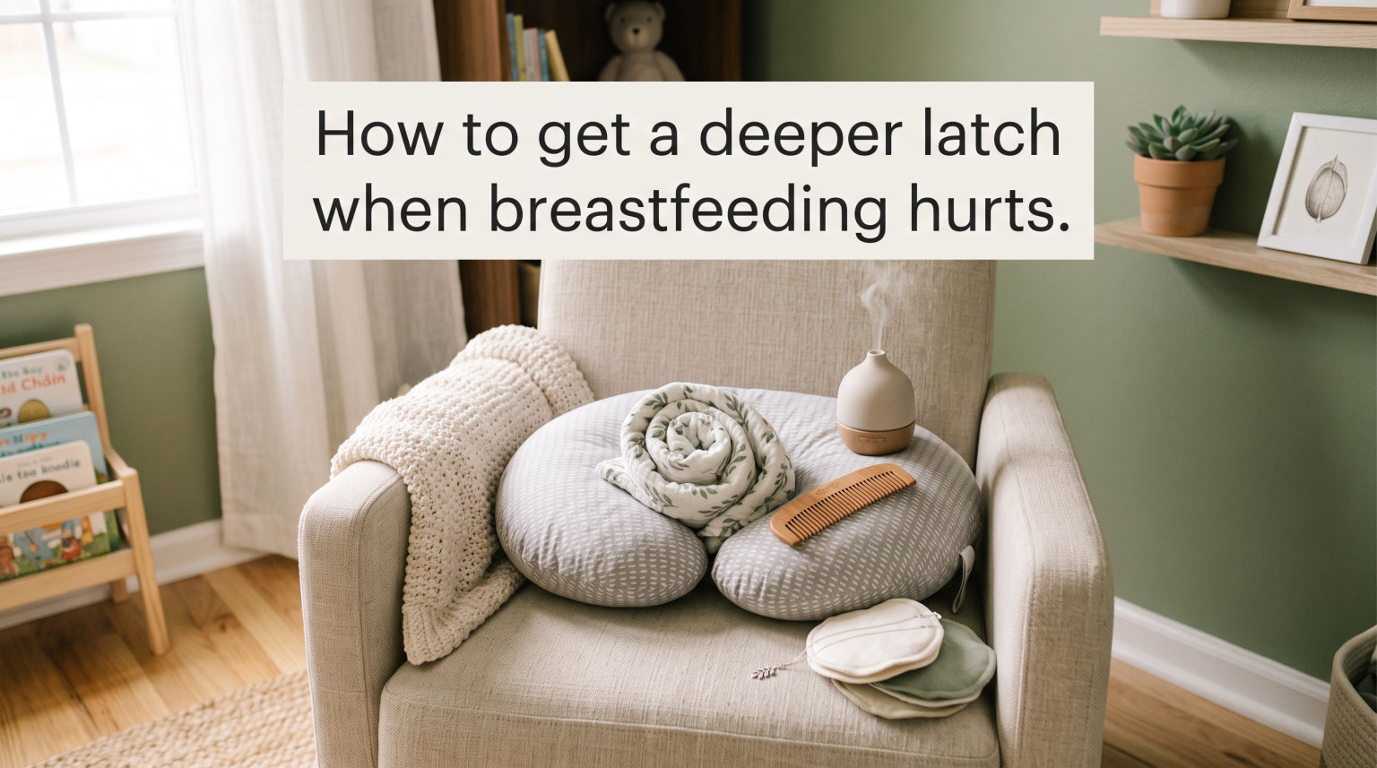 How to get a deeper latch when breastfeeding hurts