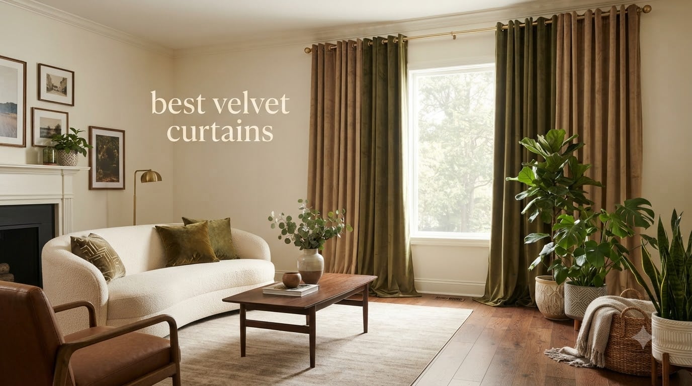 best velvet curtains