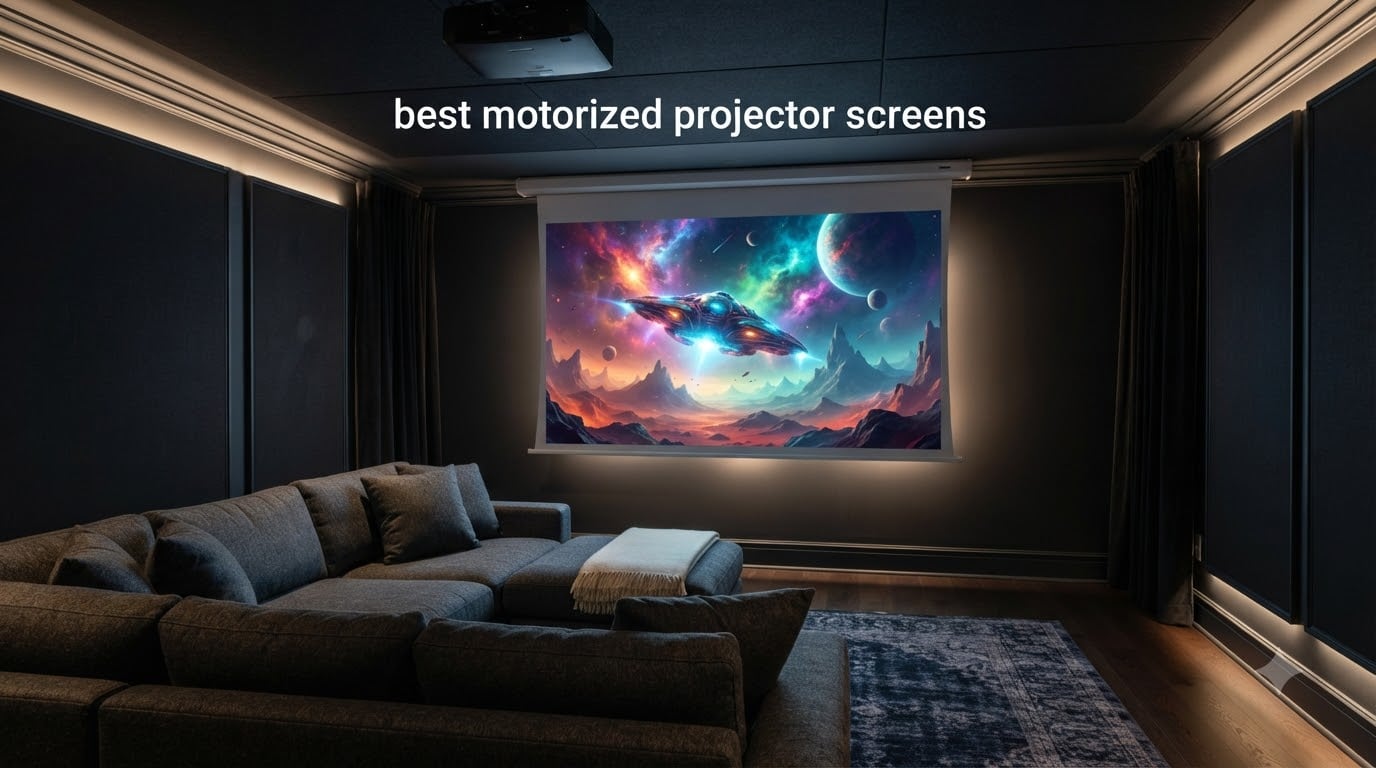 best motorized projector screens
