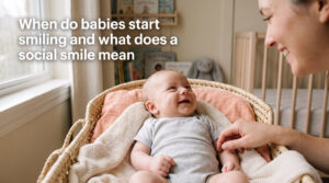 When do babies start smiling and what does a social smile mean