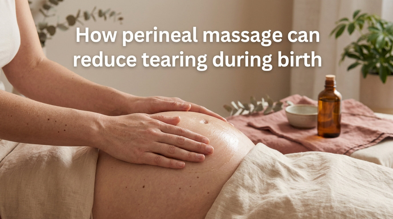 How perineal massage can reduce tearing during birth