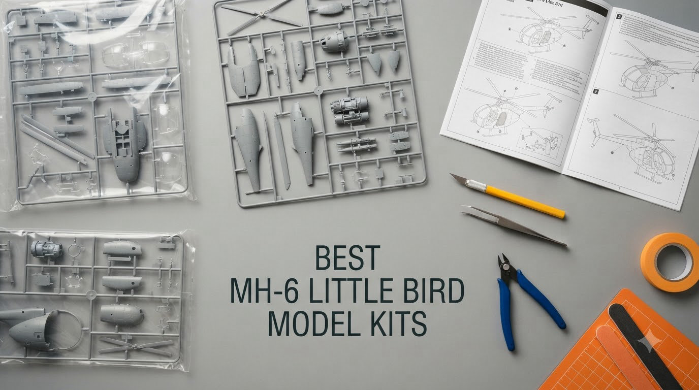 best mh 6 little bird model kits