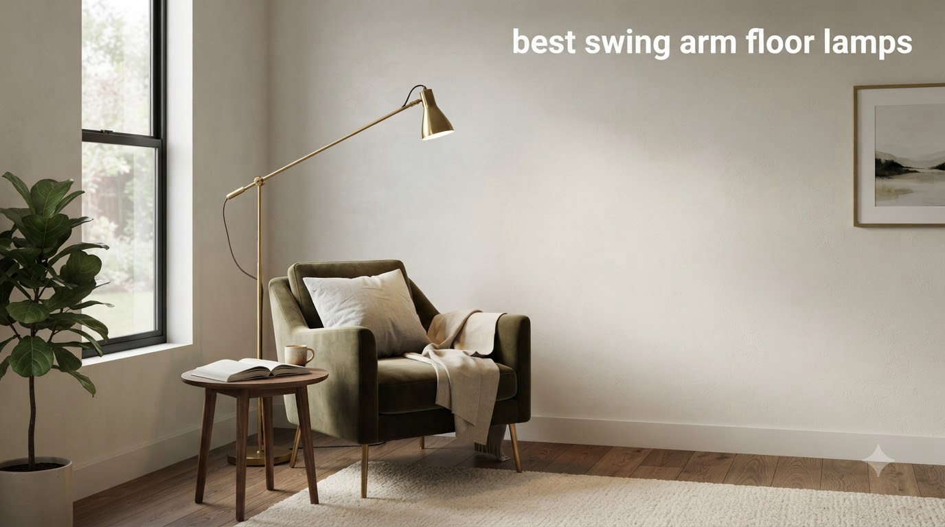 best swing arm floor lamps