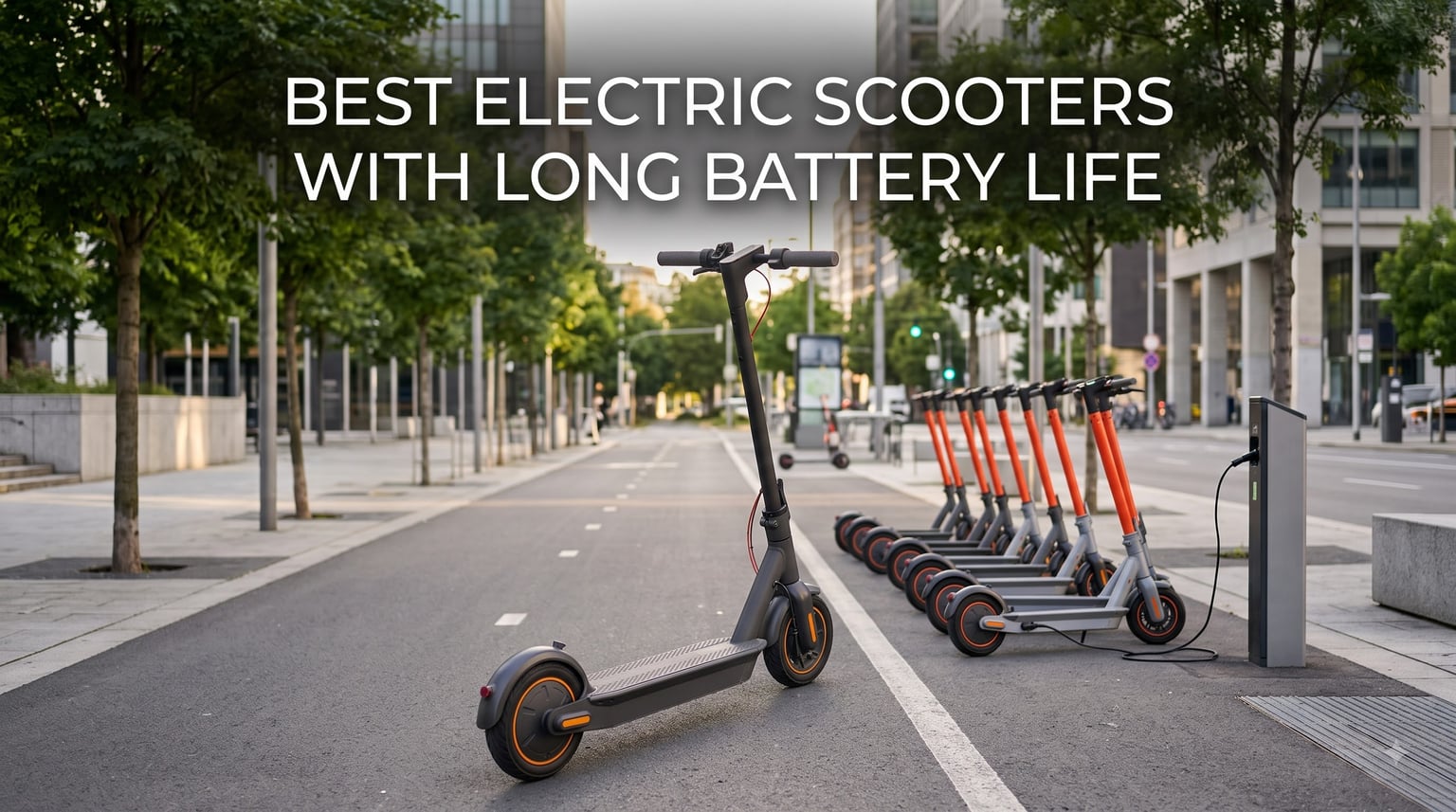 best electric scooters with long battery life