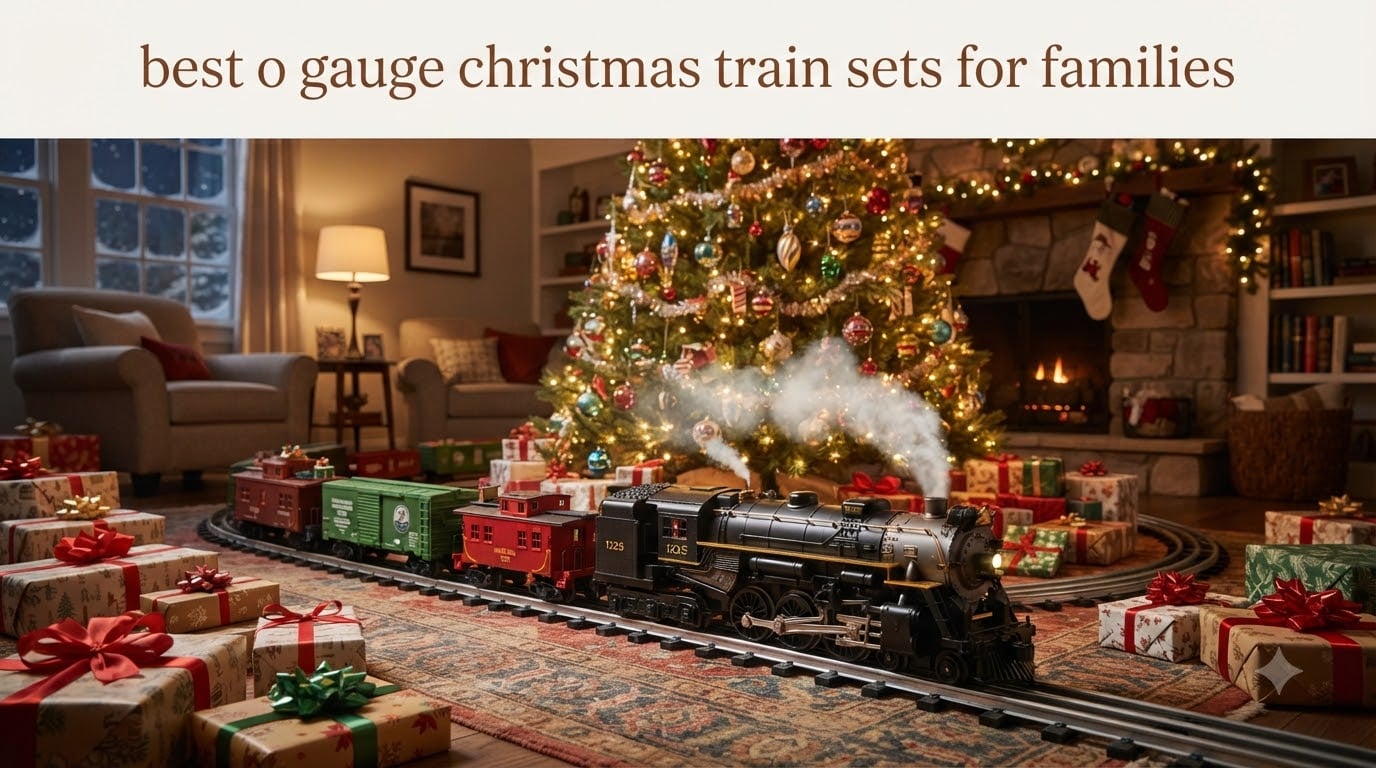 best o gauge christmas train sets for families