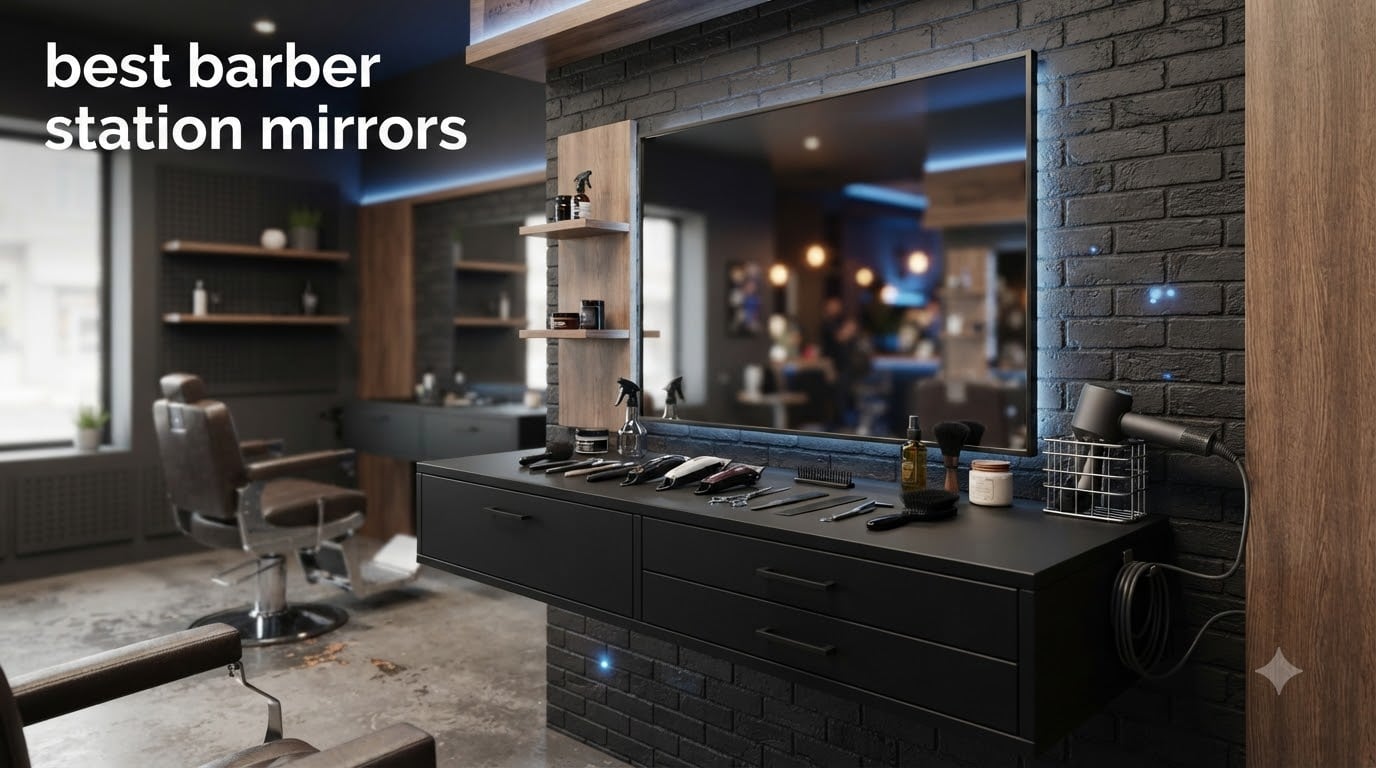best barber station mirrors