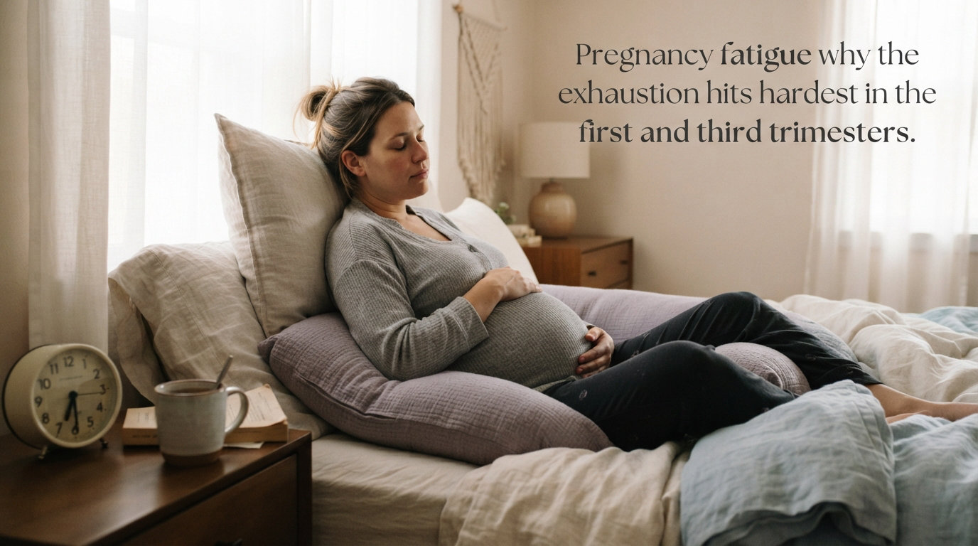 Pregnancy fatigue why the exhaustion hits hardest in the first and third trimesters