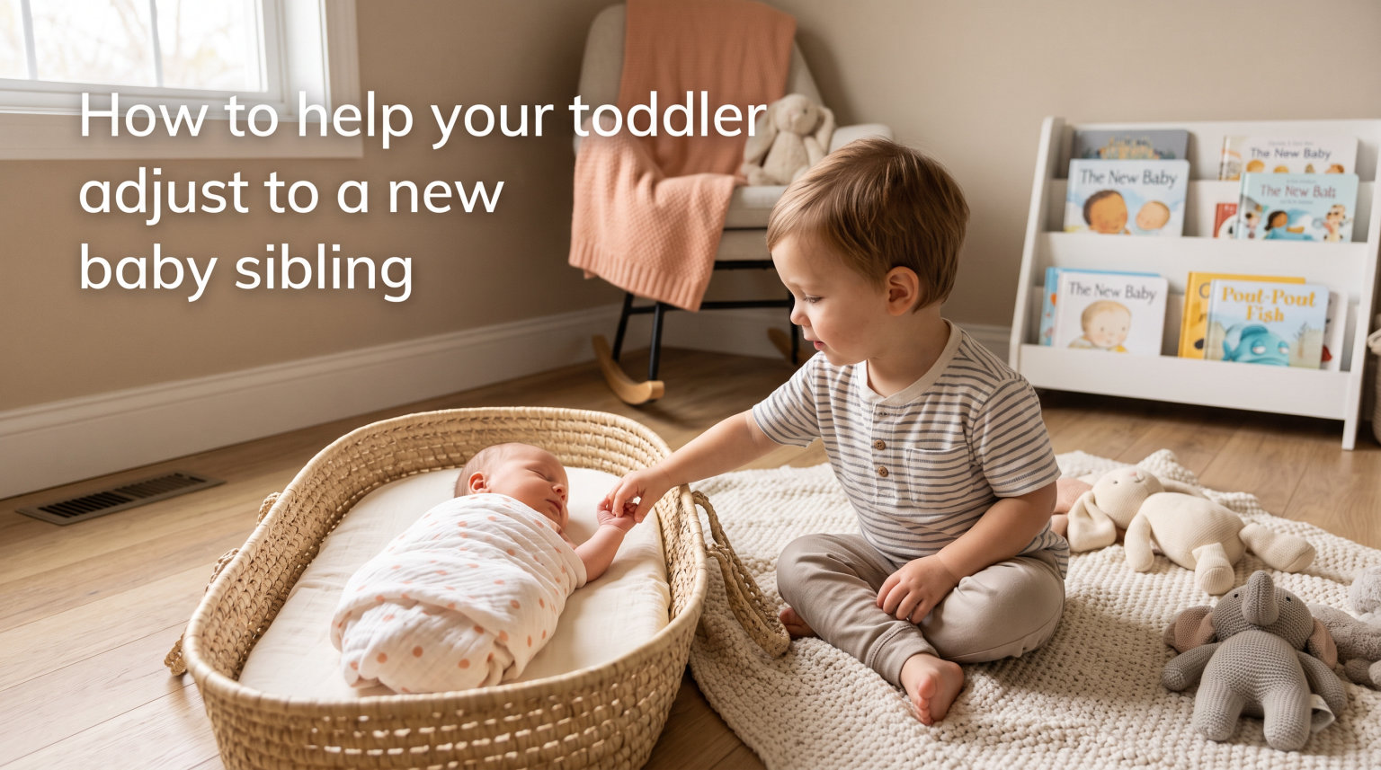 How to help your toddler adjust to a new baby sibling