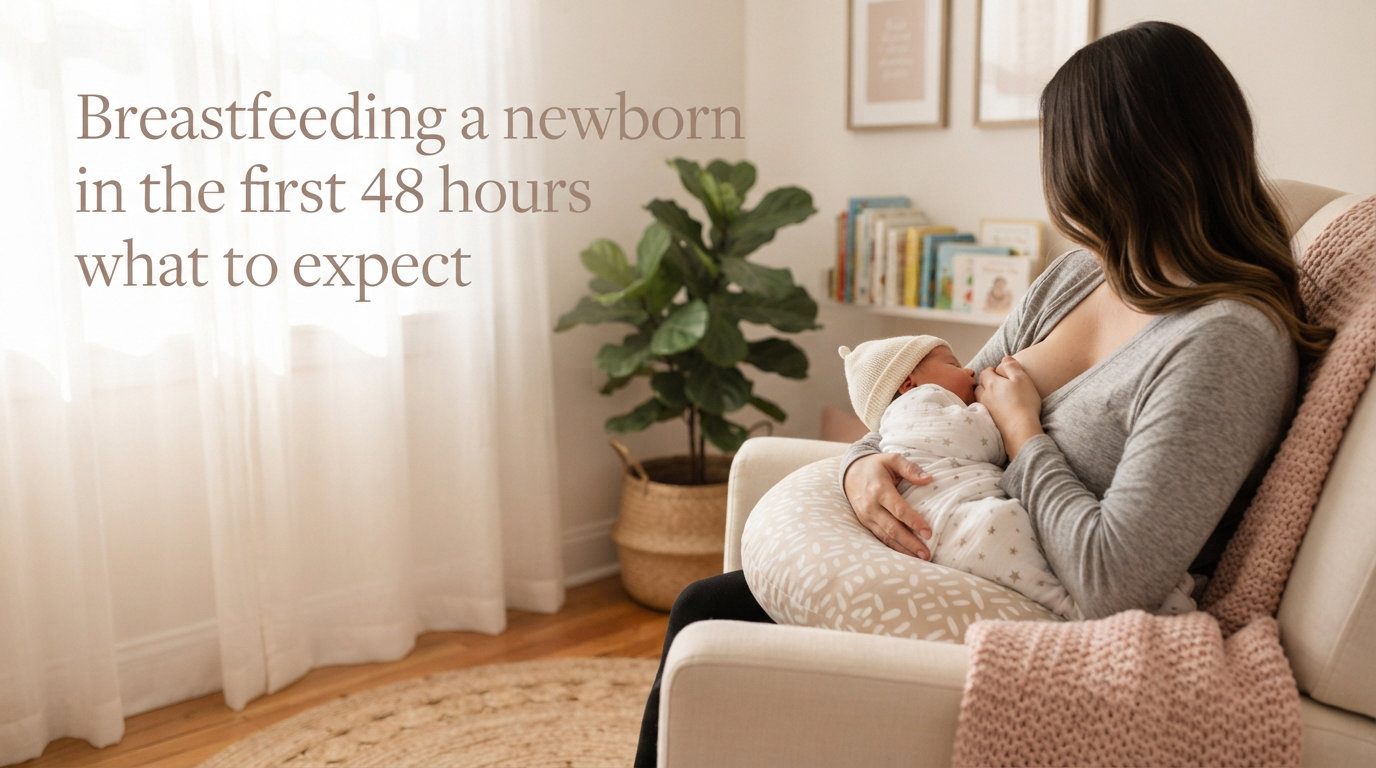 Breastfeeding a newborn in the first 48 hours what to expect