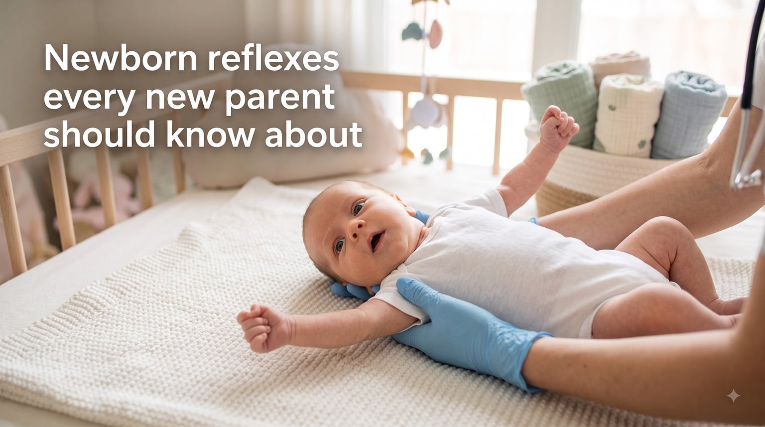 Newborn reflexes every new parent should know about