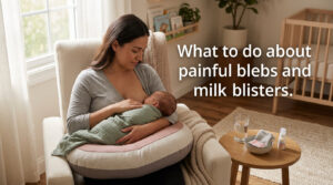 What to do about painful blebs and milk blisters