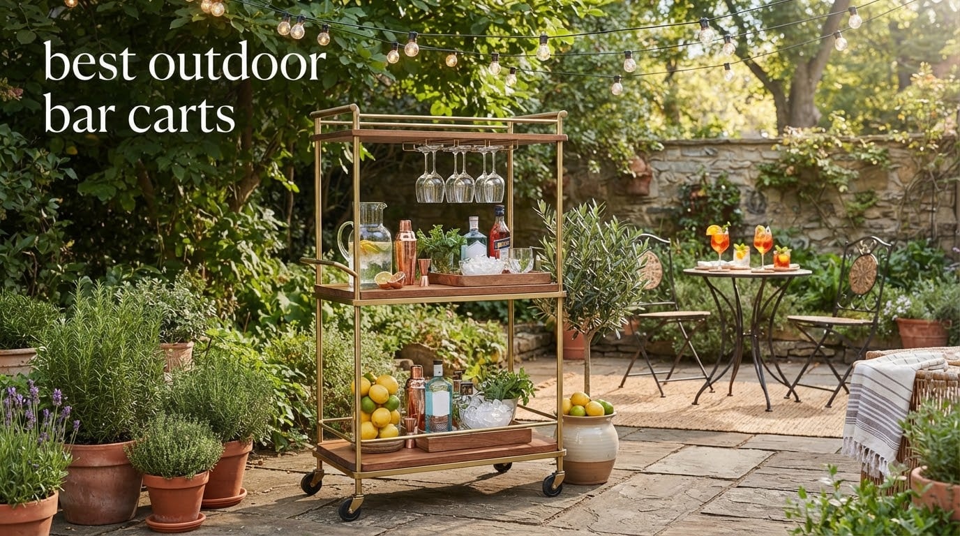 best outdoor bar carts