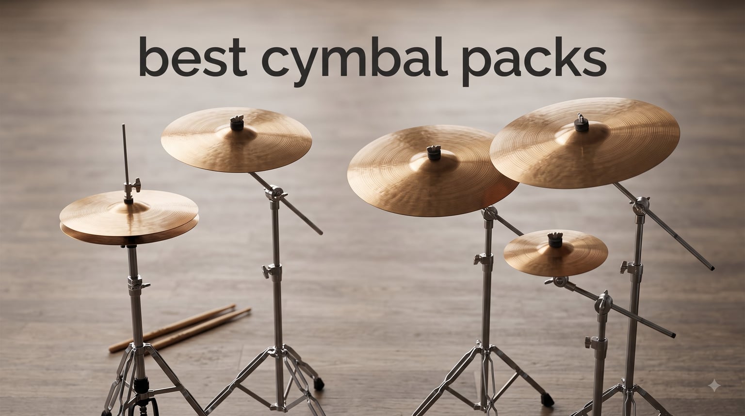 best cymbal packs