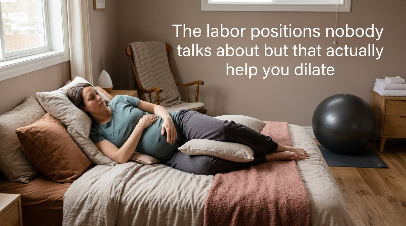 The labor positions nobody talks about but that actually help you dilate