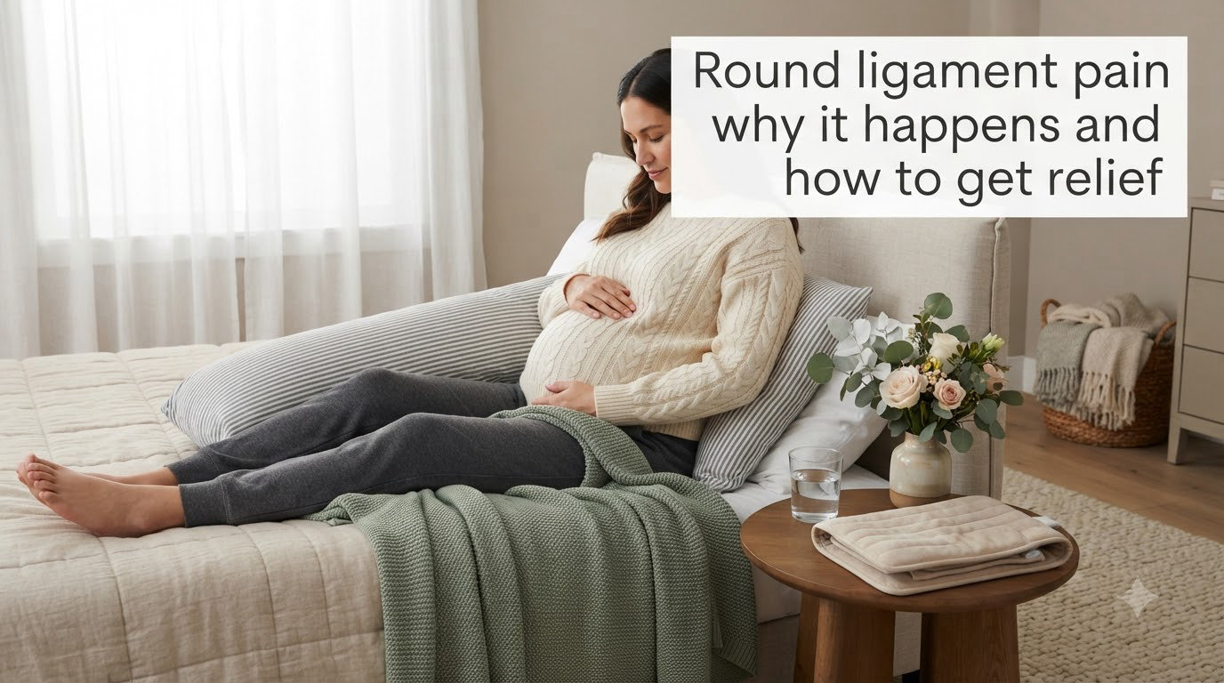 Round ligament pain why it happens and how to get relief