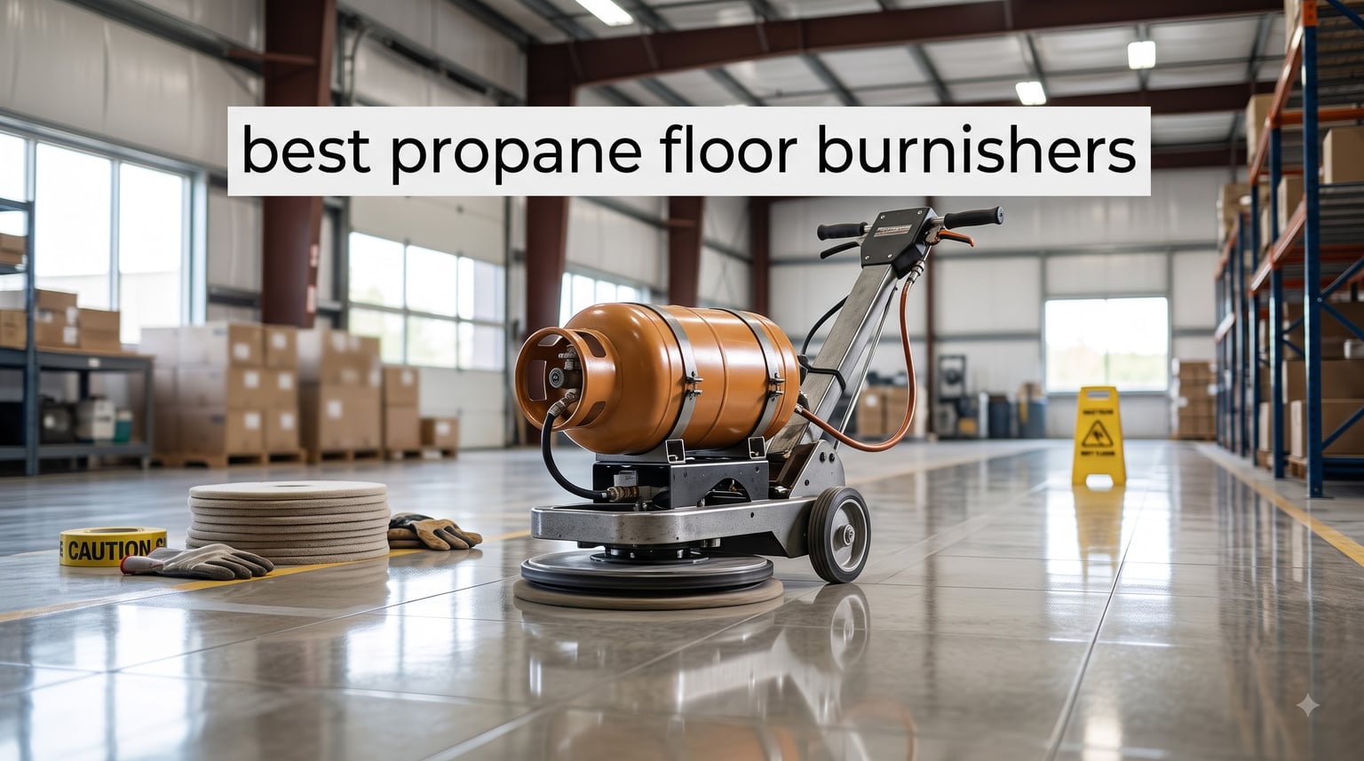 best propane floor burnishers