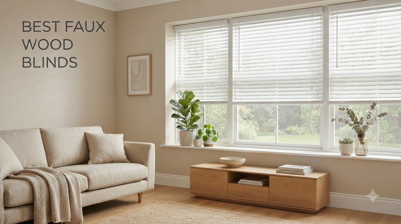 best faux wood blinds