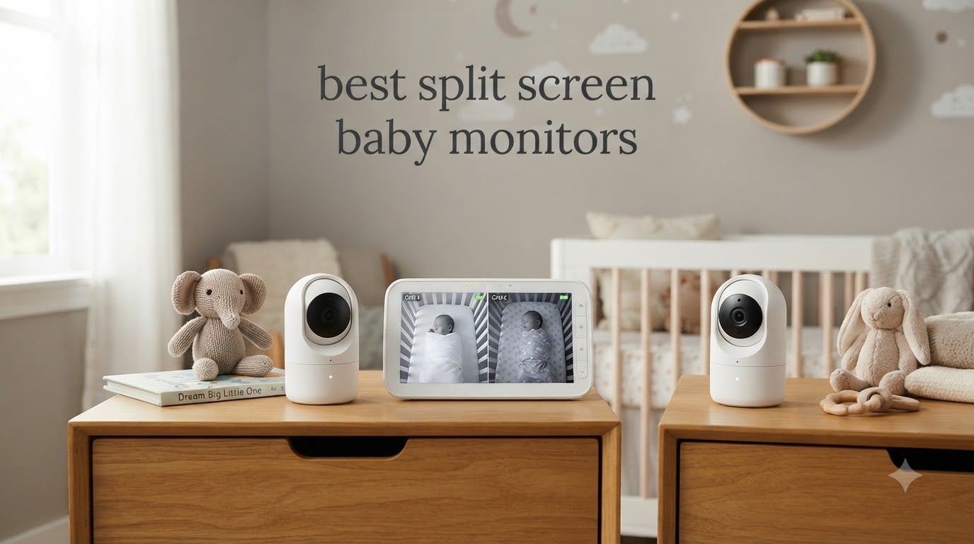best split screen baby monitors