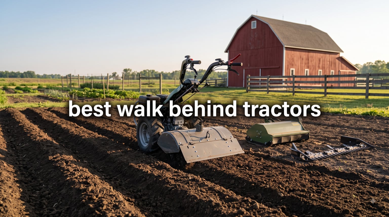 best walk behind tractors