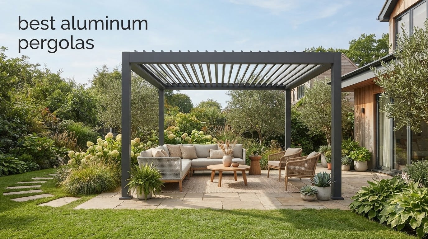 best aluminum pergolas