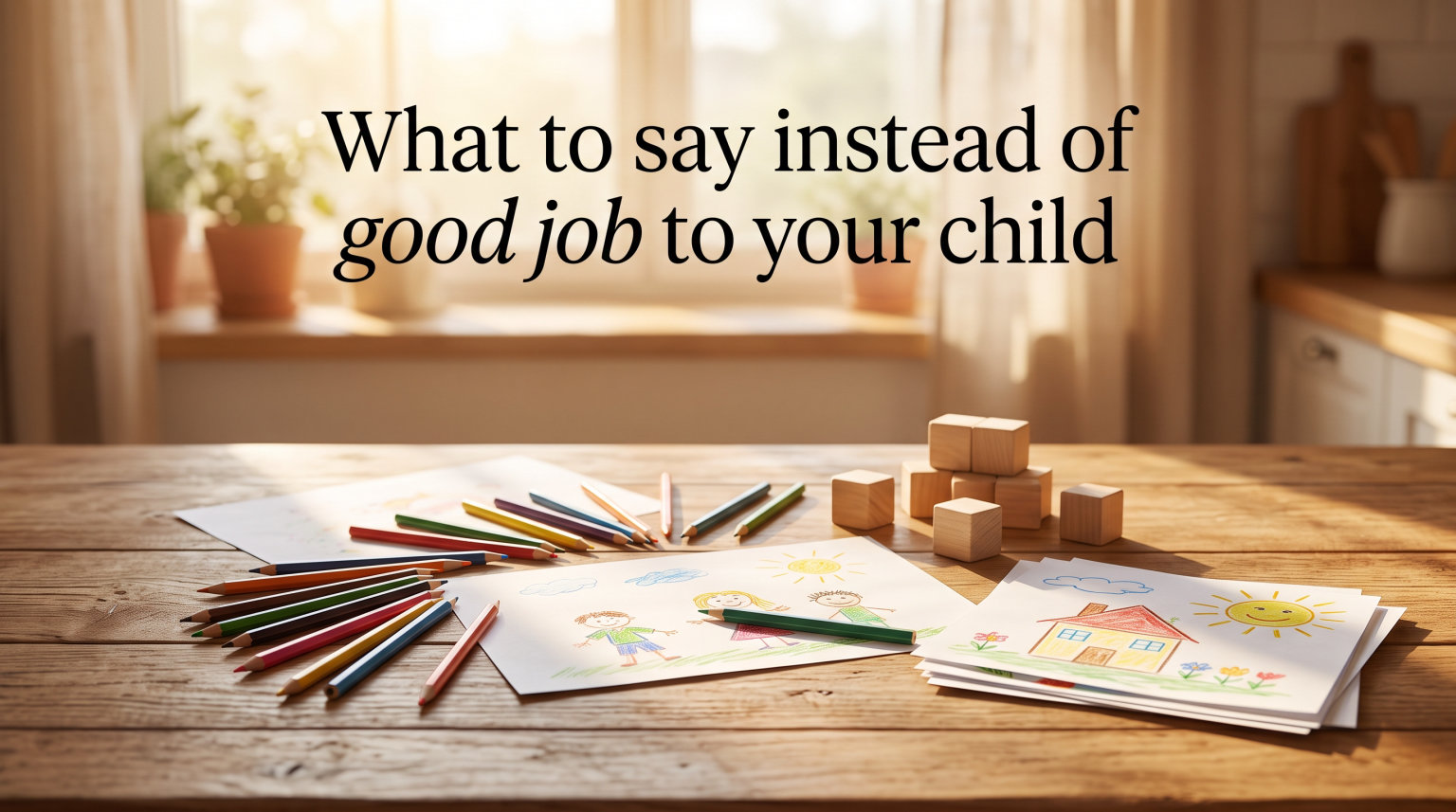 What to say instead of good job to your child