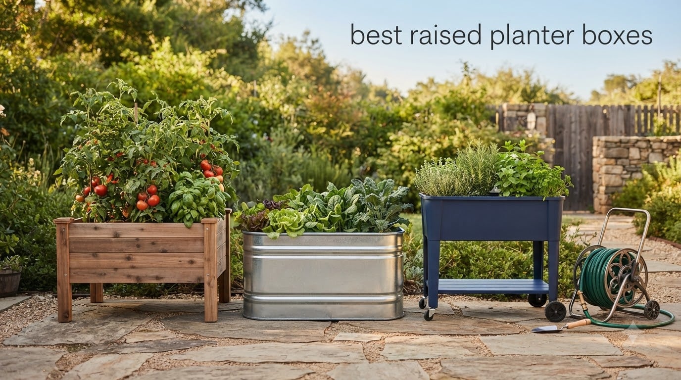 best raised planter boxes