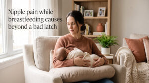 Nipple pain while breastfeeding causes beyond a bad latch