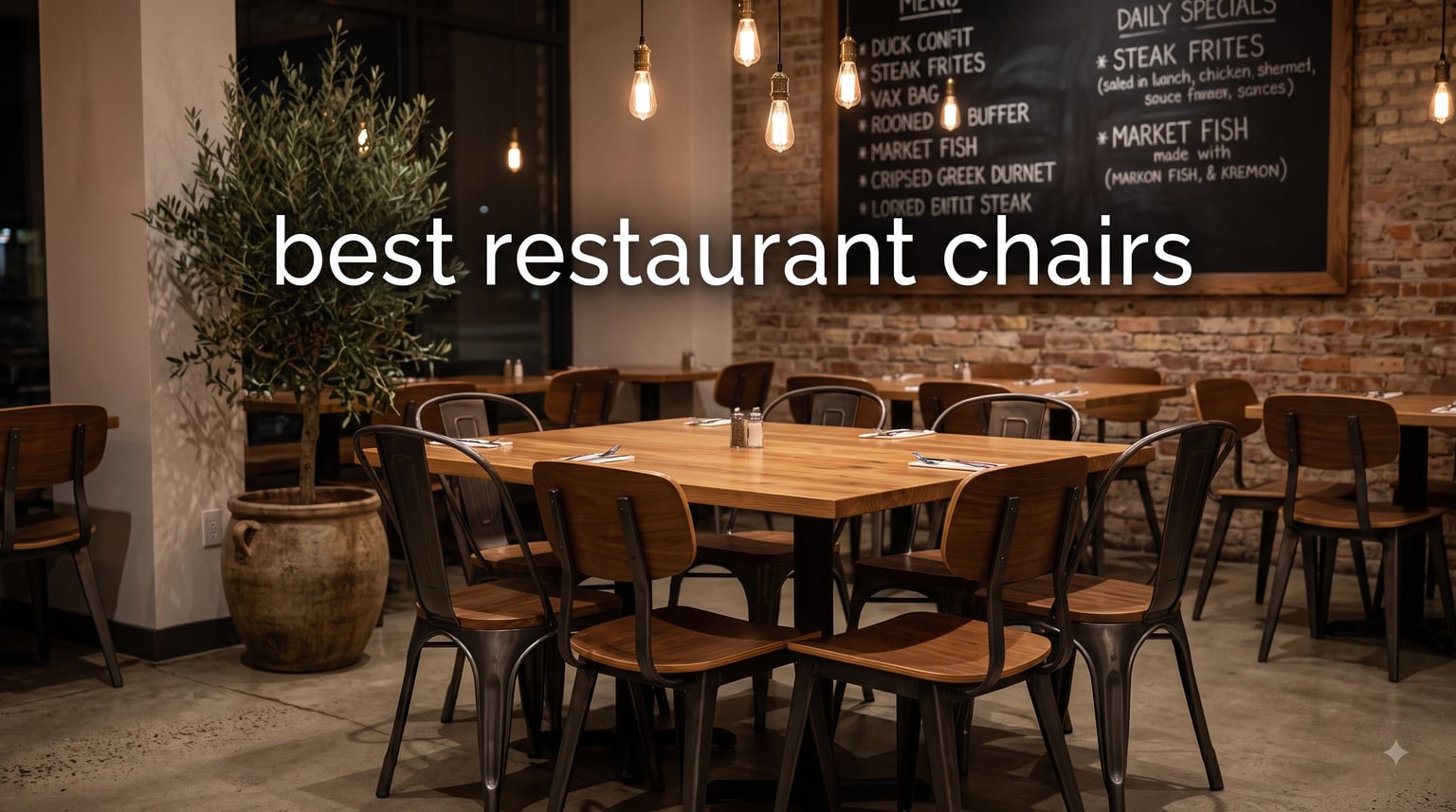 best restaurant chairs