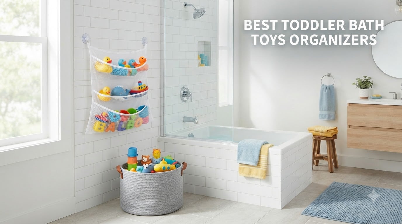 best toddler bath toys organizers
