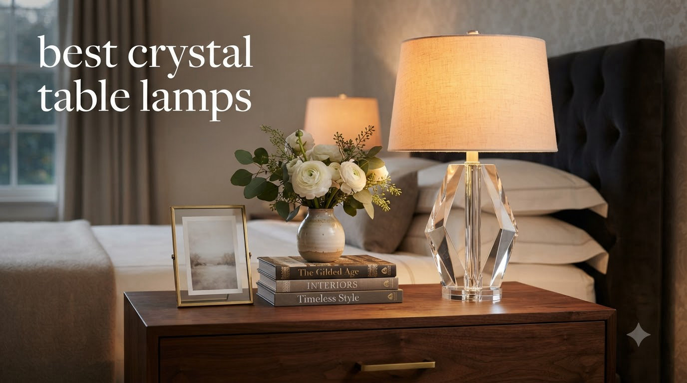 best crystal table lamps