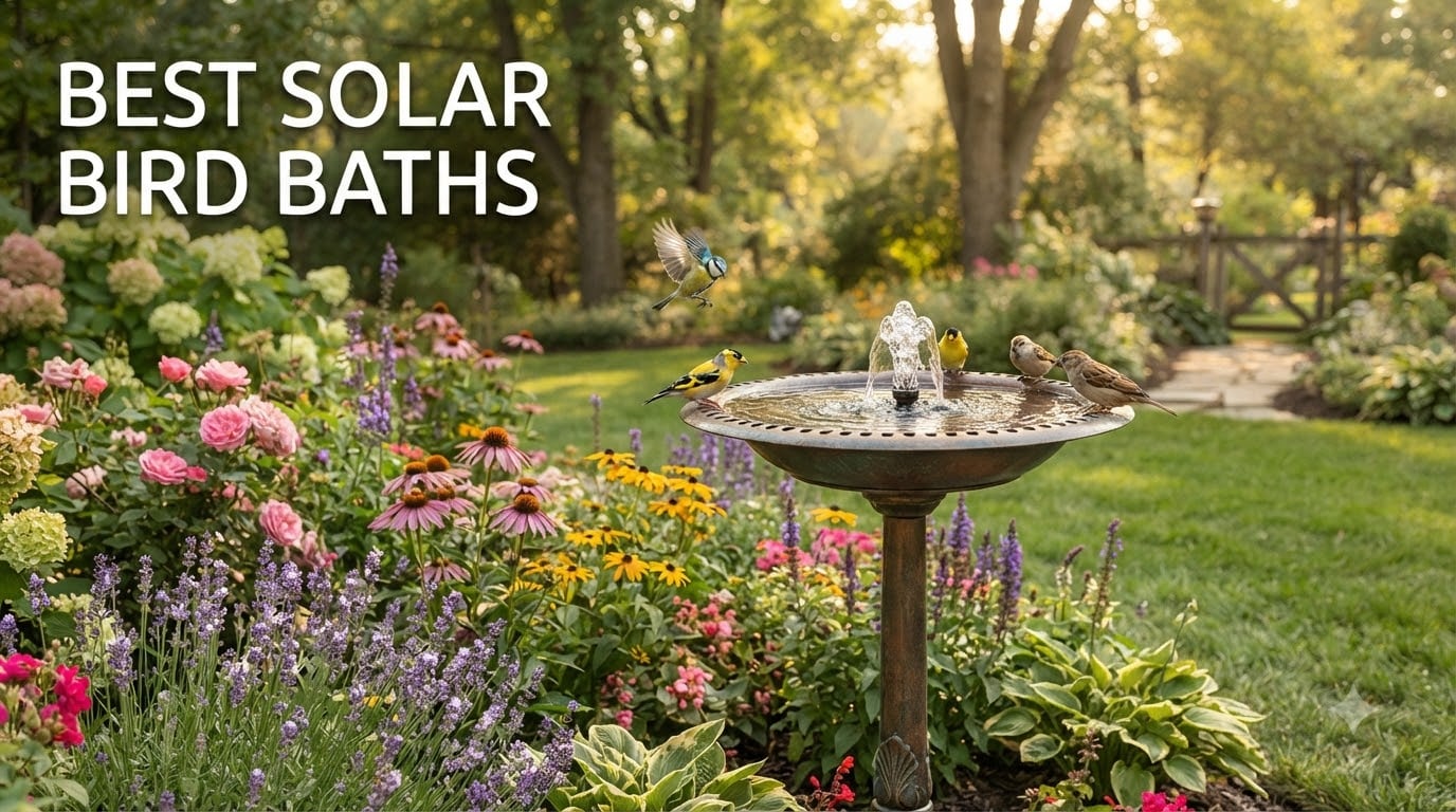 best solar bird baths
