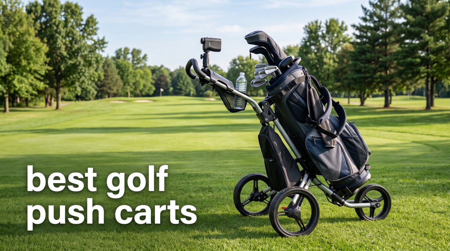 best golf push carts