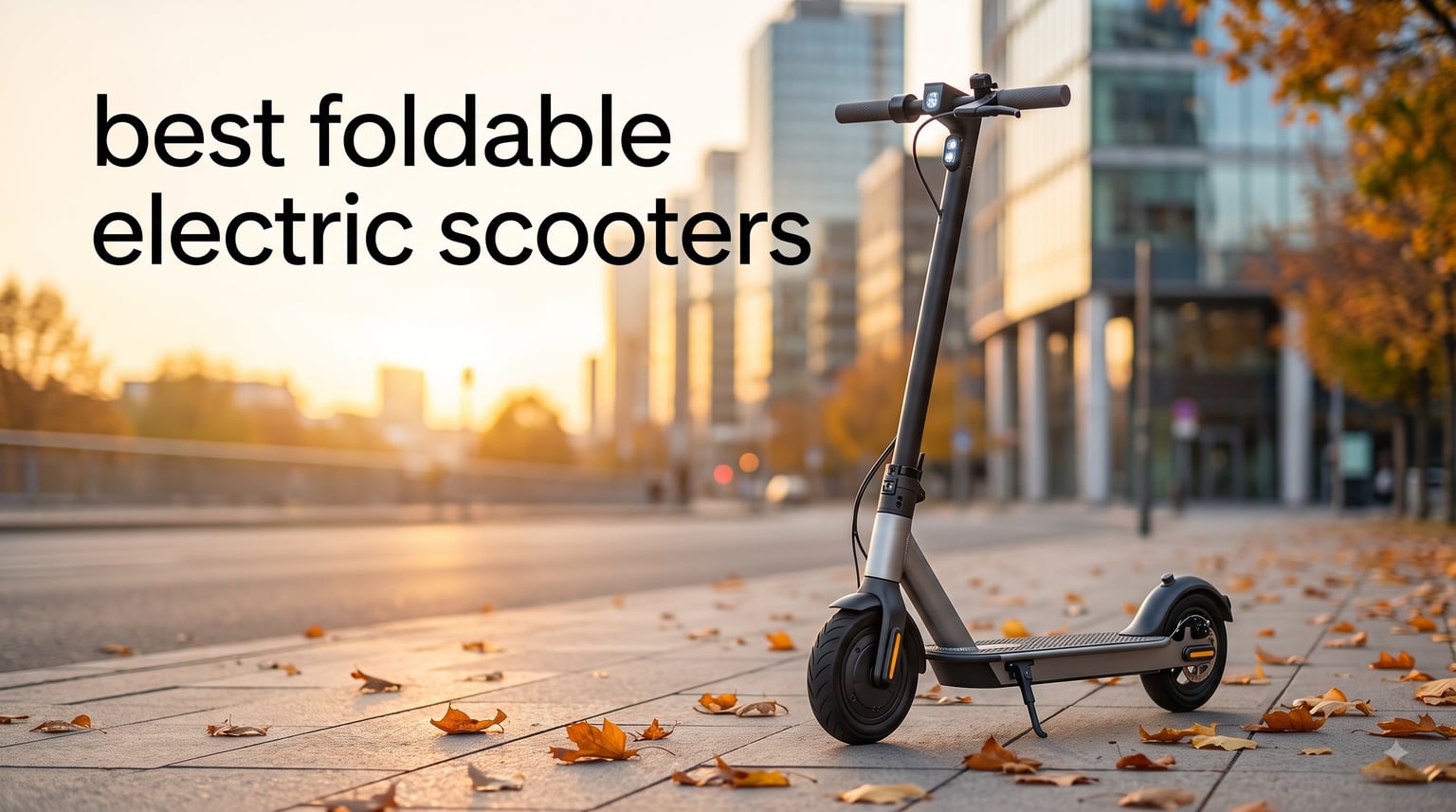best foldable electric scooters