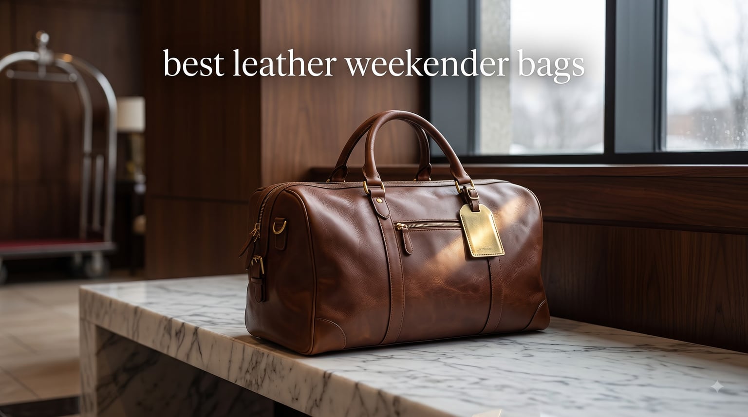 best leather weekender bags
