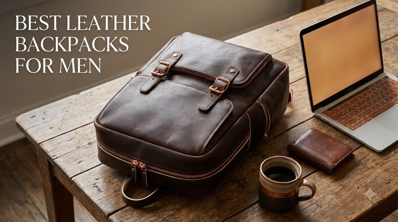 best leather backpacks for men