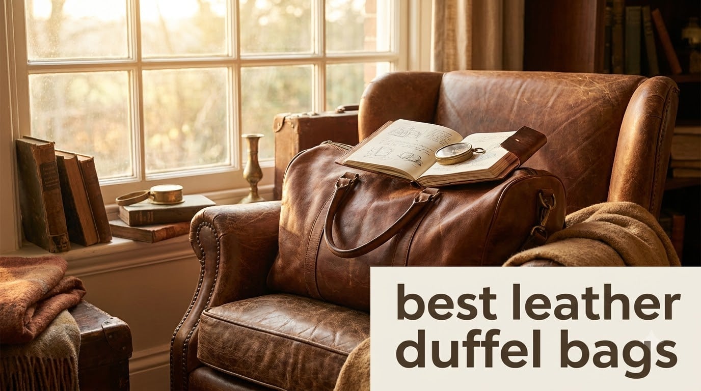 best leather duffel bags