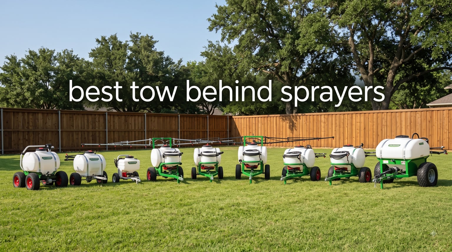 best tow behind sprayers