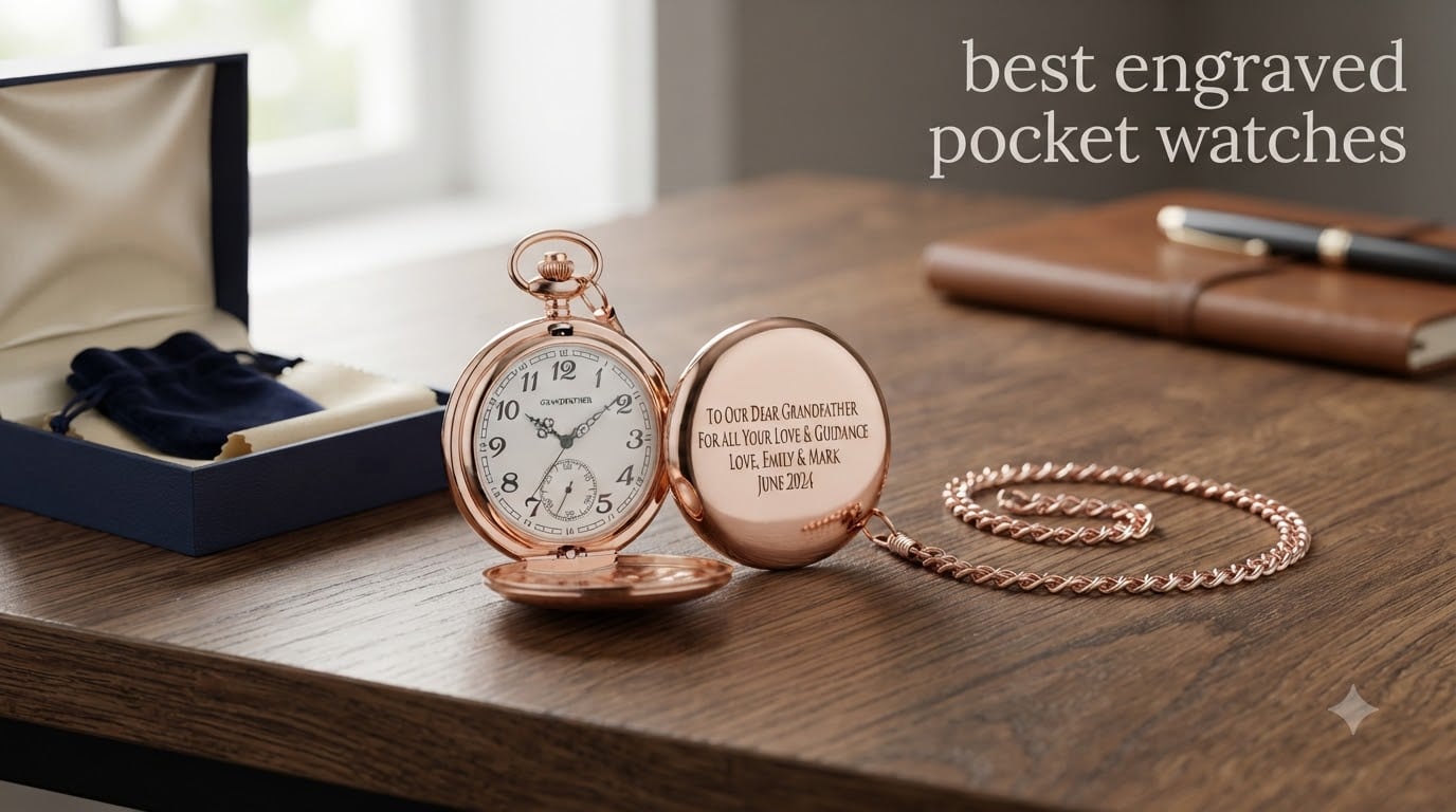 best engraved pocket watches