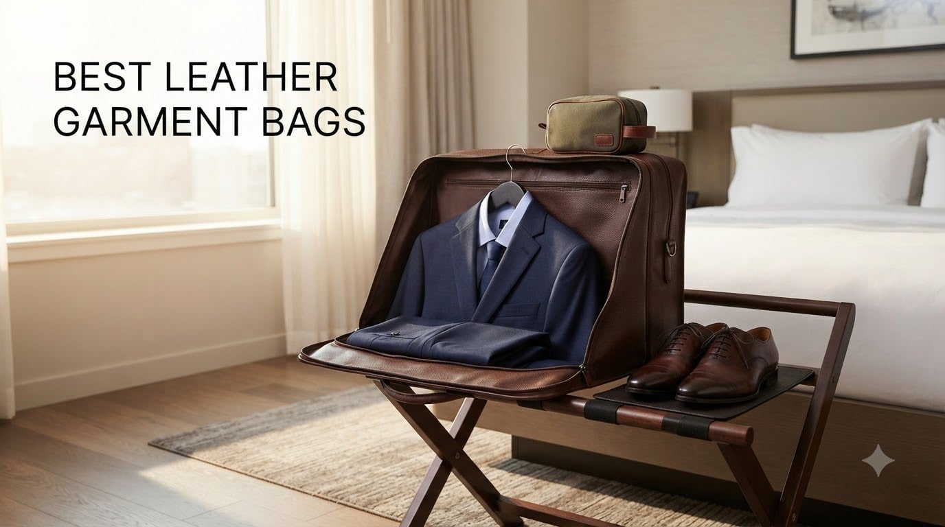 best leather garment bags