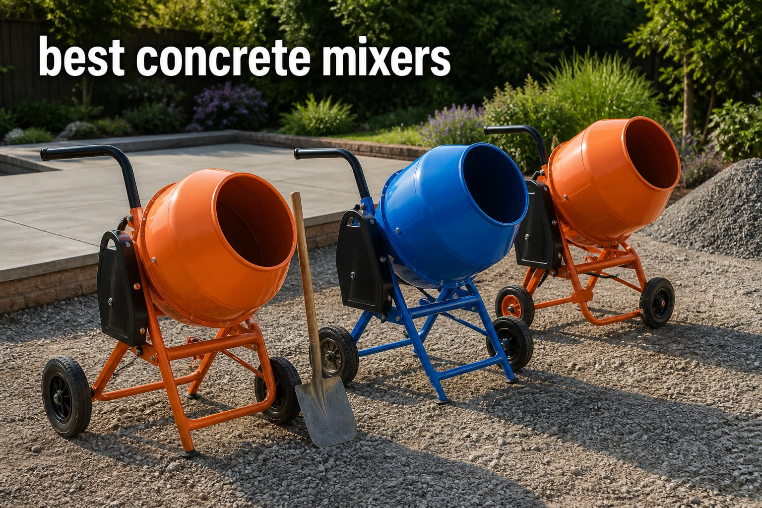 best concrete mixers
