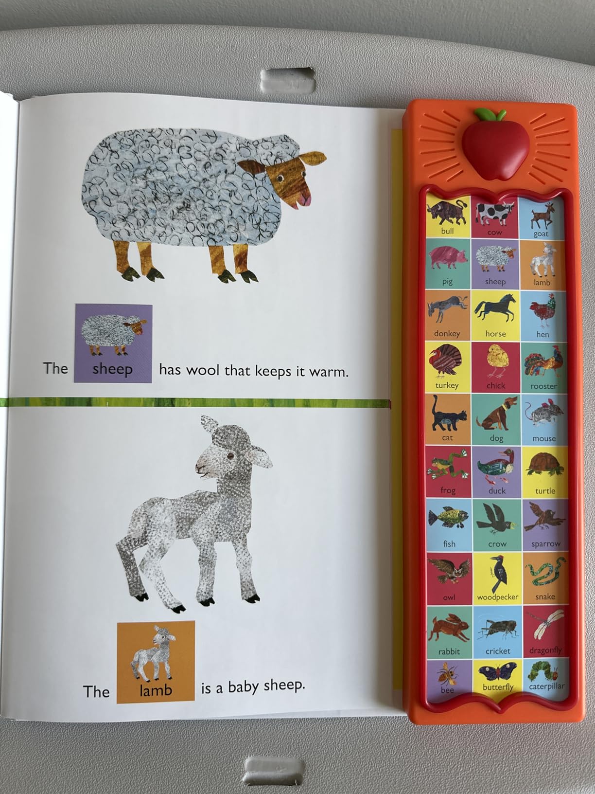 World of Eric Carle, Around the Farm 30-Button Animal Sound Book - Great for First Words - PI Kids customer photo 1