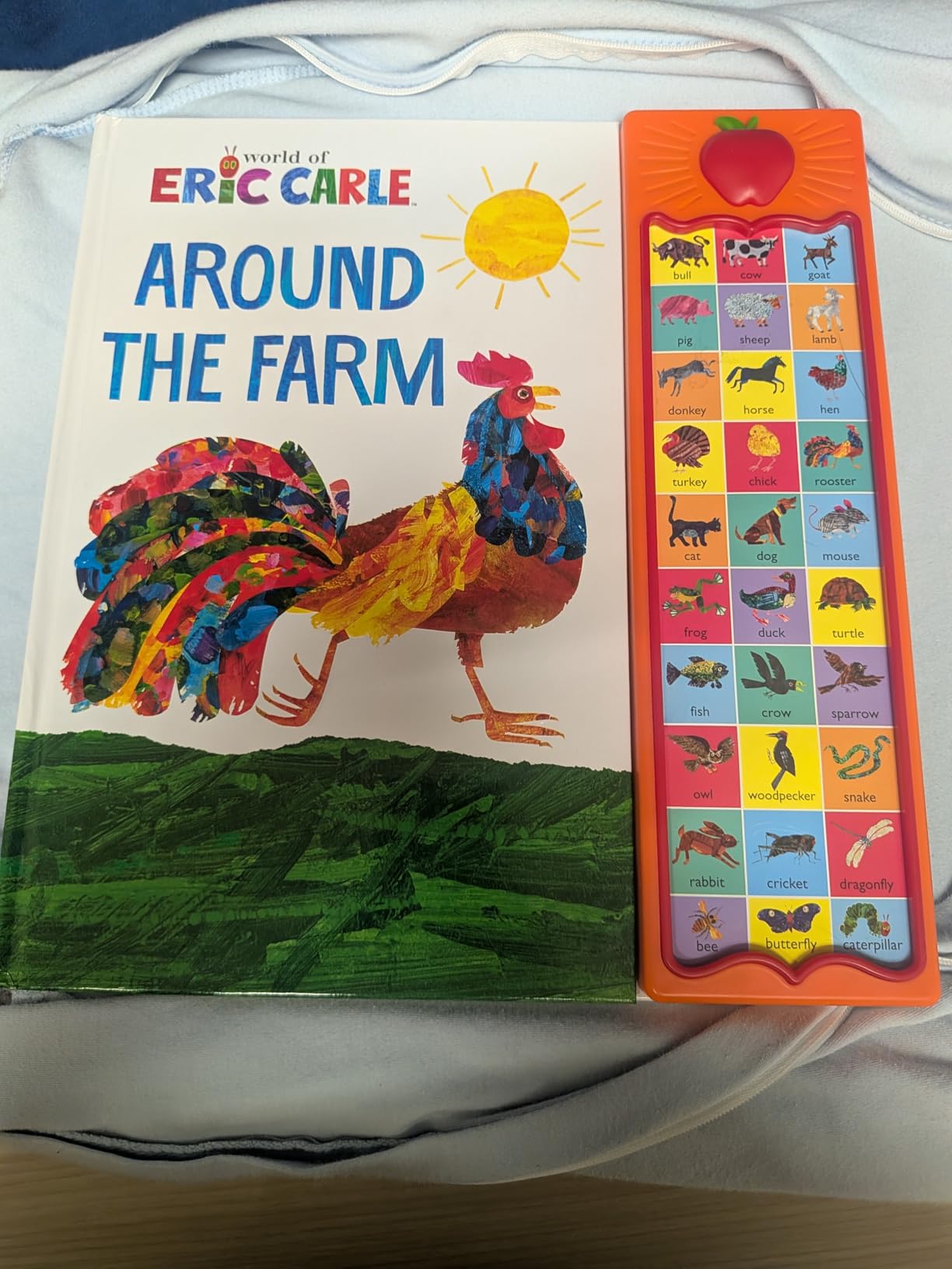 World of Eric Carle, Around the Farm 30-Button Animal Sound Book - Great for First Words - PI Kids customer photo 2