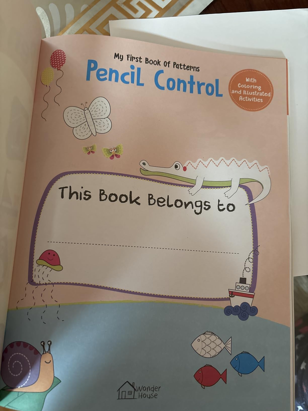 My First Book of Patterns Pencil Control: Patterns Practice book for kids (Pattern Writing) customer photo 2