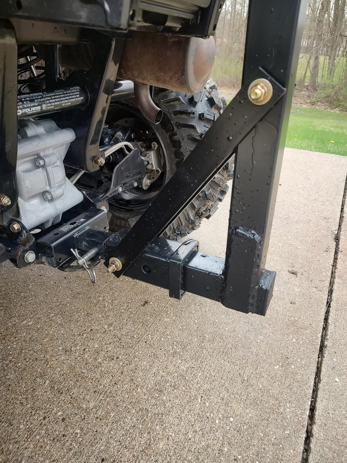 Buyers Products ATVS15A ATV 12V Broadcast Spreader 15 Gallon Hopper customer photo 2