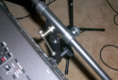 OnStage On-Stage MSA7040TB Top Mount Telescoping Microphone Boom, Black customer photo 1