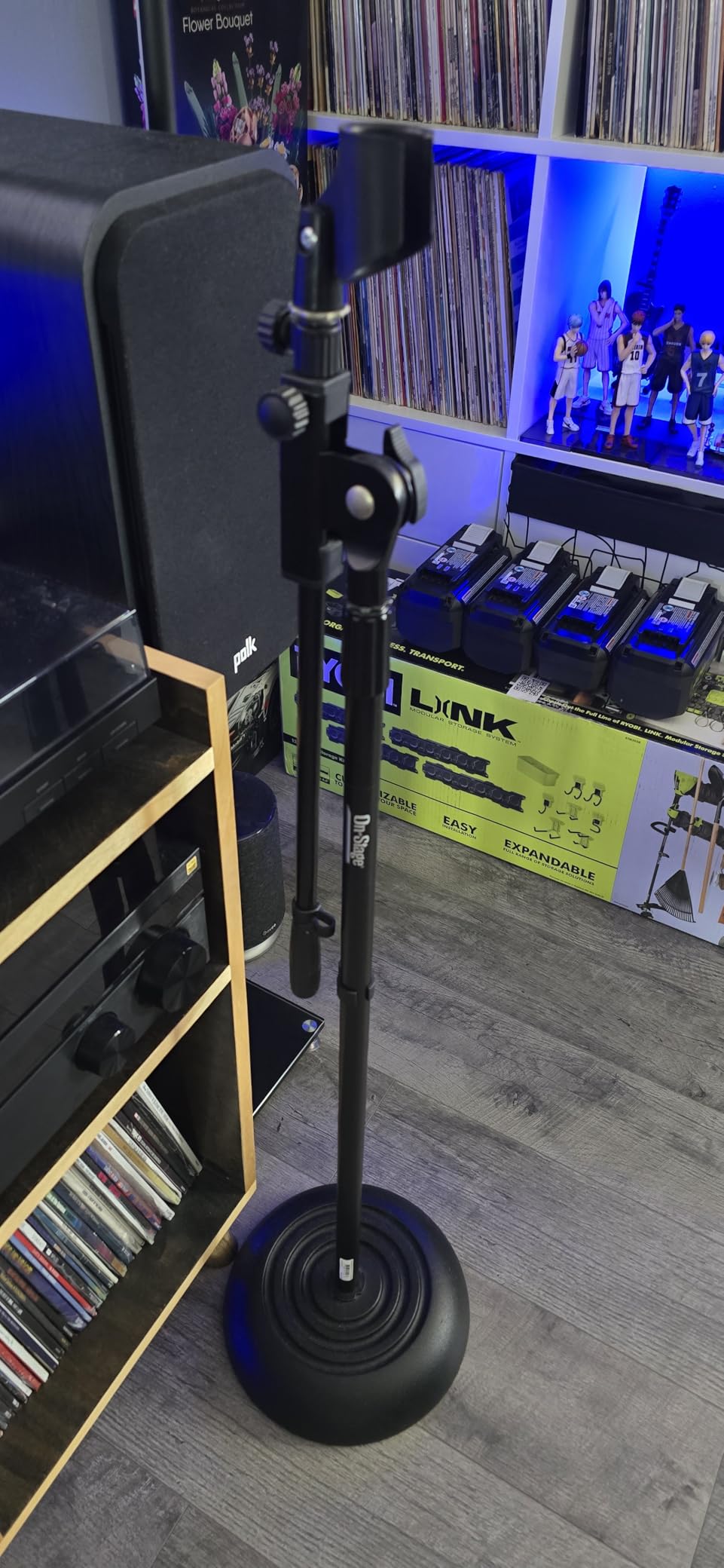 OnStage On-Stage MSA7040TB Top Mount Telescoping Microphone Boom, Black customer photo 2