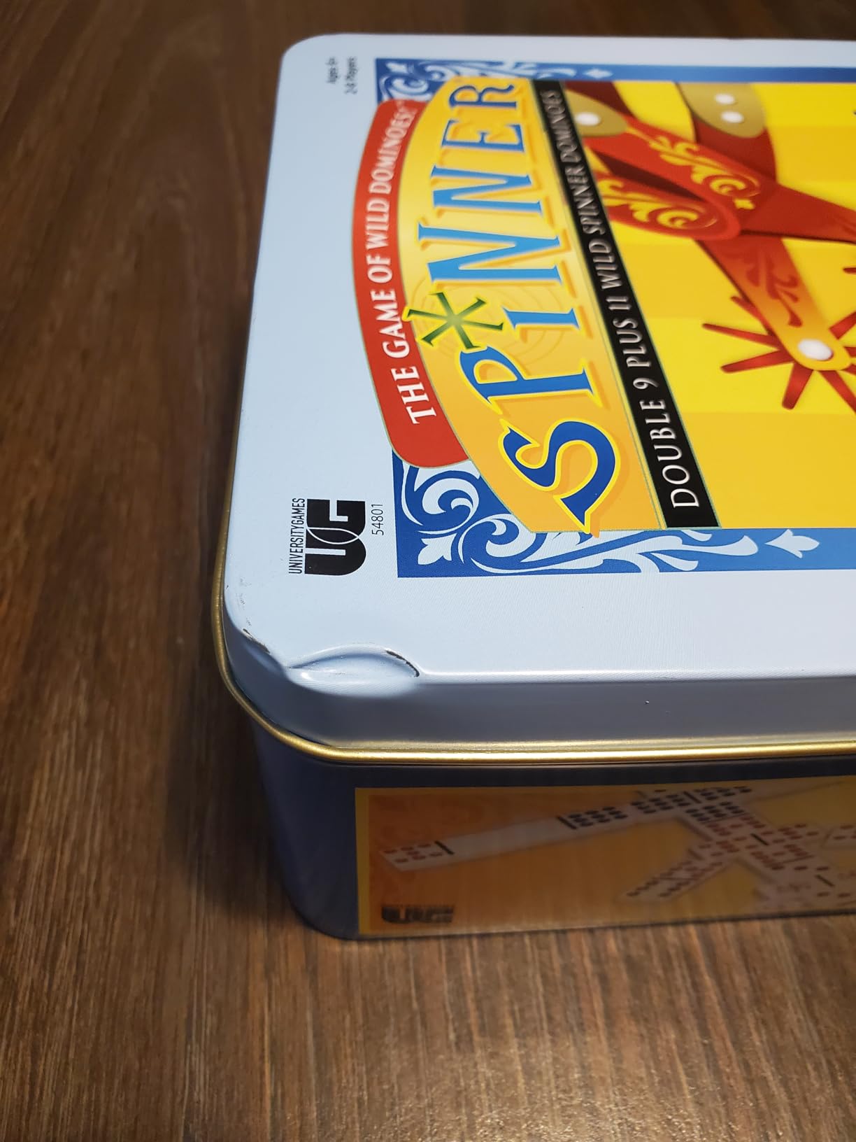 University Games, Spinner Game of Wild Dominoes in On-the-go Travel Tin , for 2 to 8 Players Ages 6 and Up customer photo 1