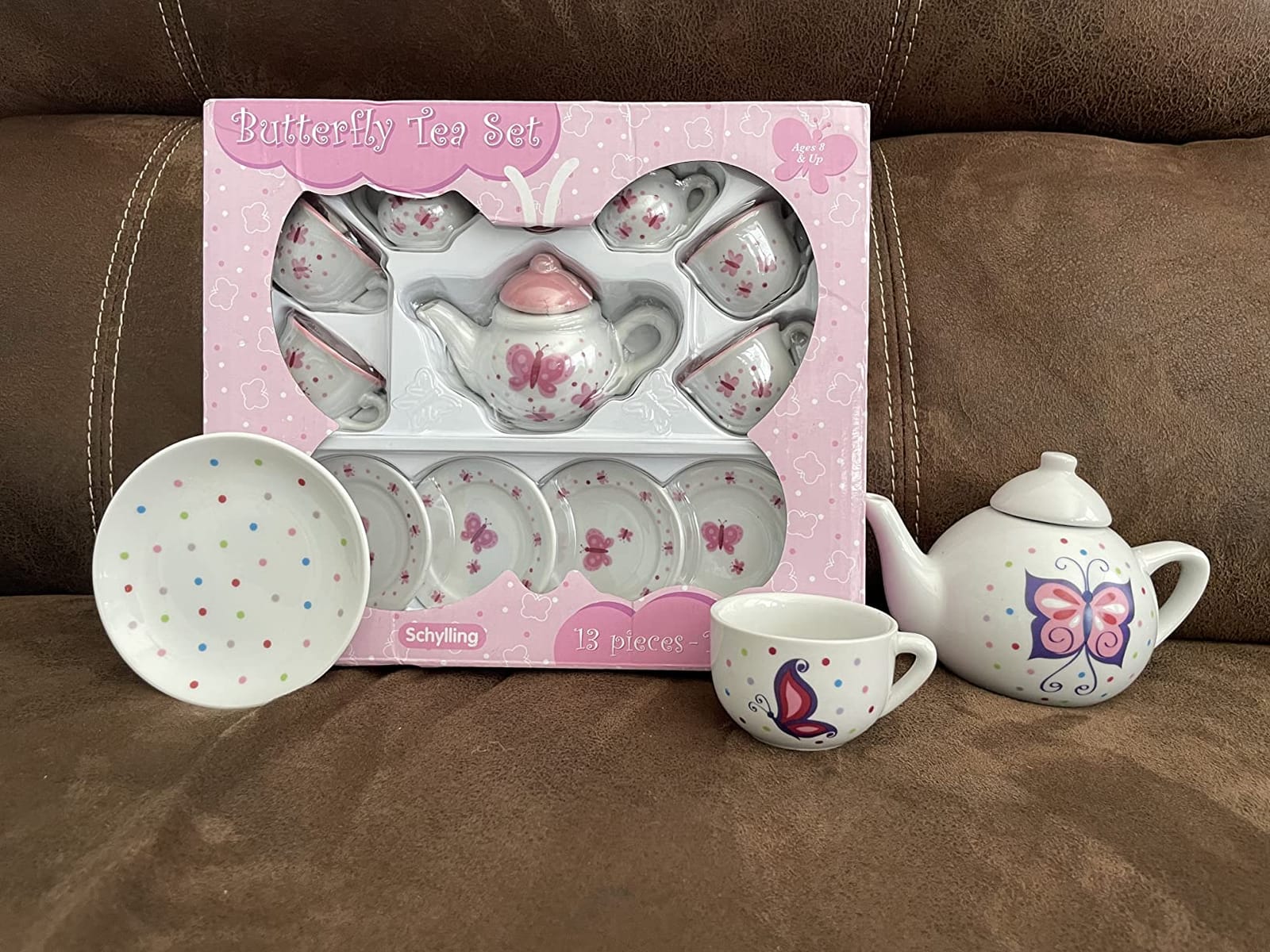 Schylling Butterfly Porcelain Tea Set customer photo 1