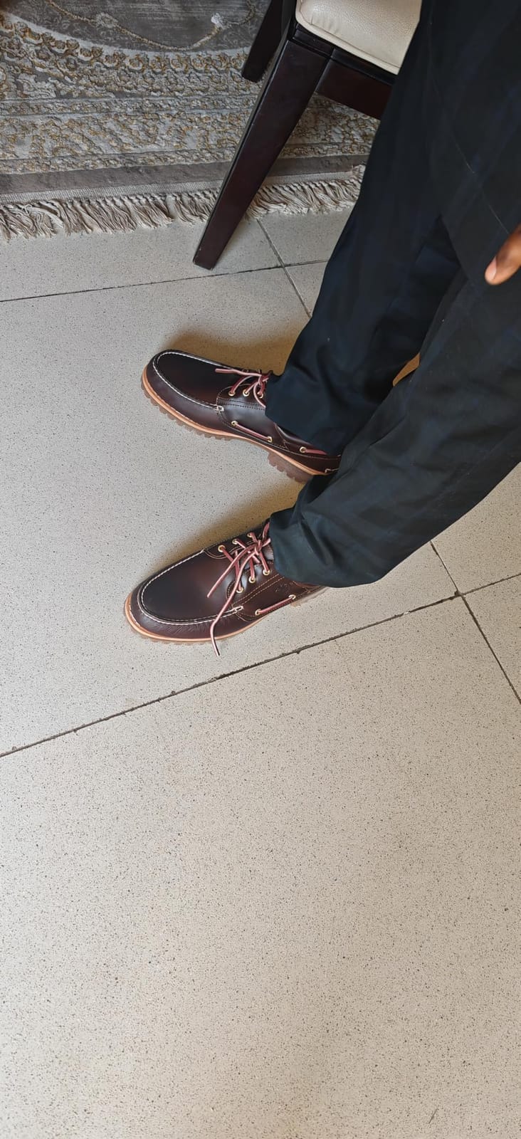 Timberland Men's Authentic 3-Eye Lug Handsewn Boat Shoes customer photo 2